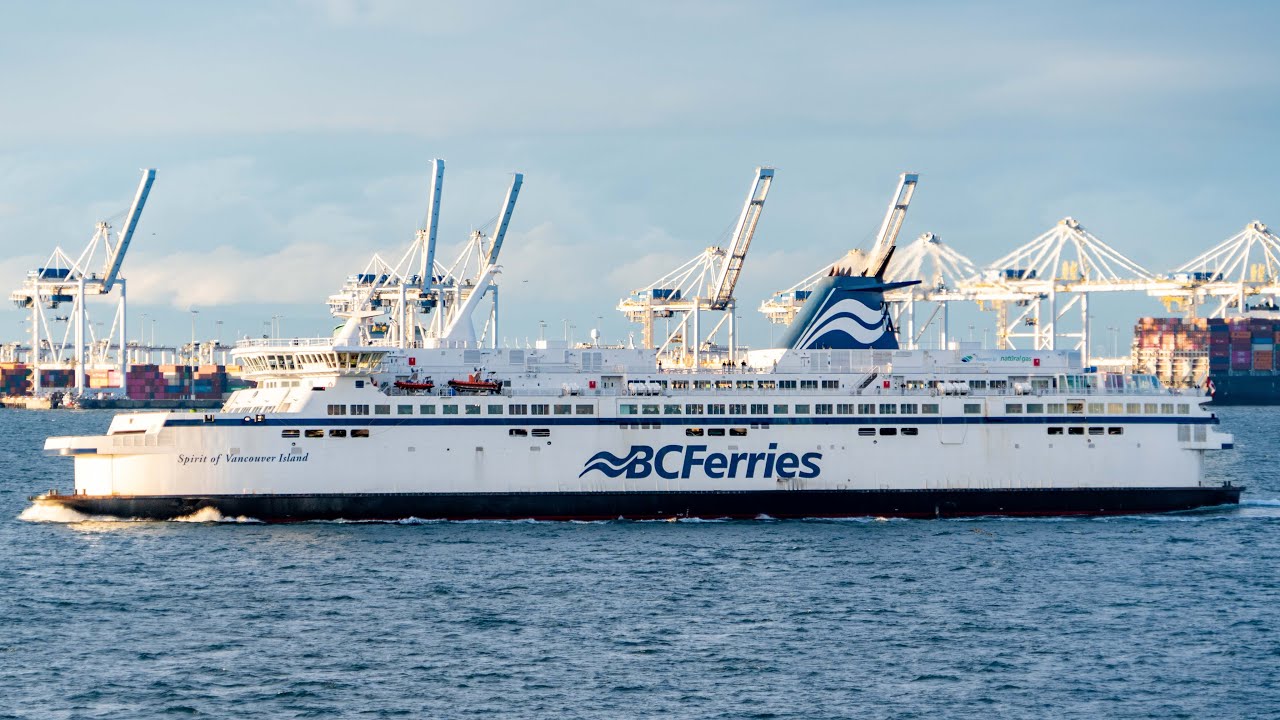 Nanaimo to Tsawwassen Ferry Ride - British Columbia・4K HDR