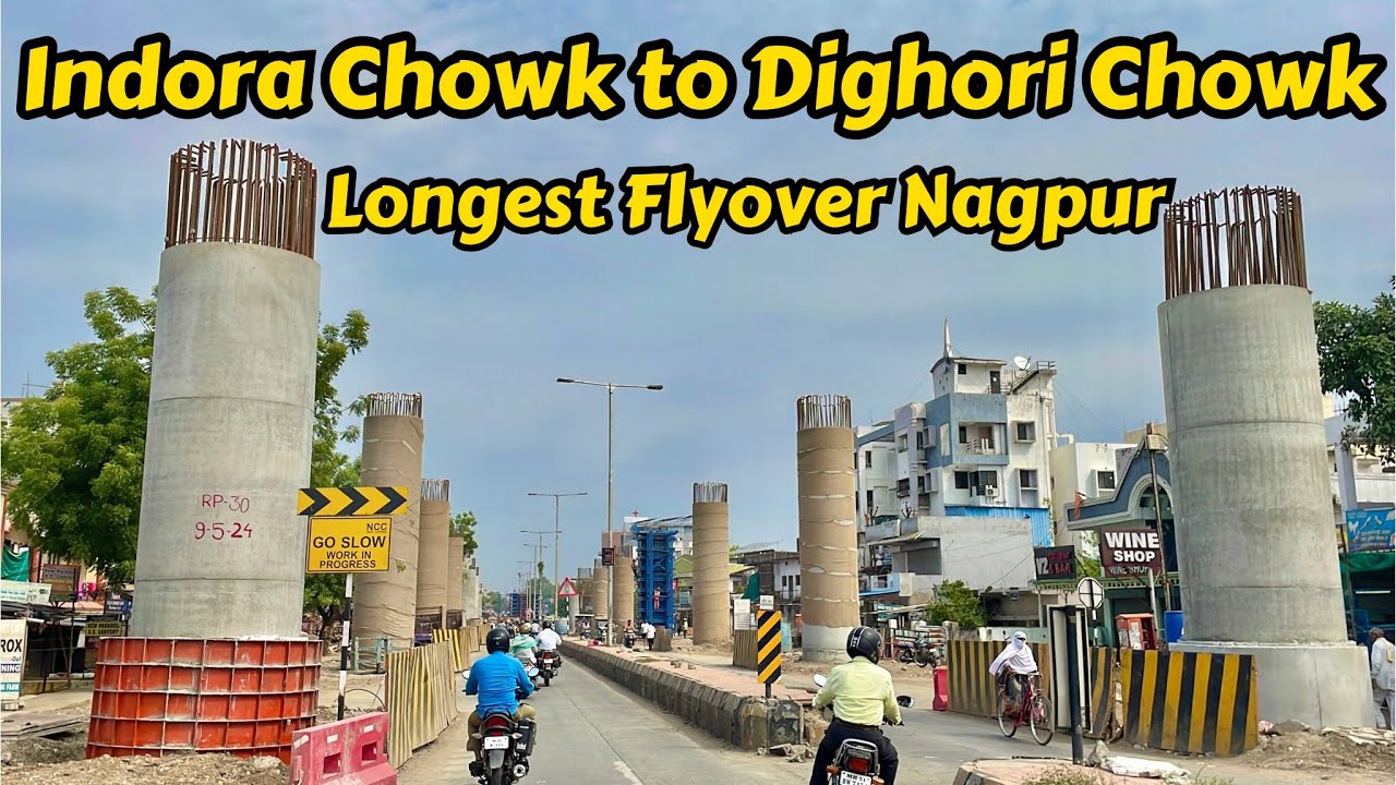 Indora Chowk to Dighori Chowk Flyover | Nagpur Indora To Dighori Flyover | Longest ￼Flyover Nagpur