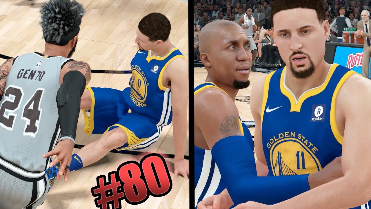 KLAY THOMPSON IS MAD! SNAPPING THE SPLASH BROS ANKLES!!  NBA 2k18 MyCAREER Ep 80