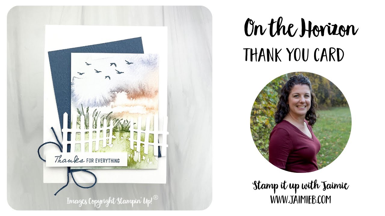 Stampin' Up! On the Horizon Card Video Tutorial