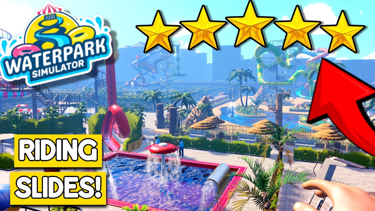 My 5 STAR Waterpark In Action & Riding Slides