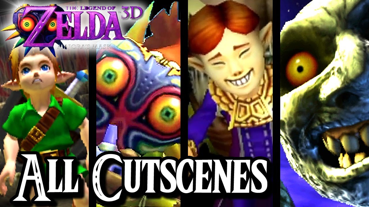 Majora's Mask 3D ALL CUTSCENES (3DS)