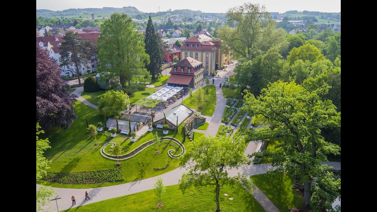 Die Landesgartenschau Öhringen von oben