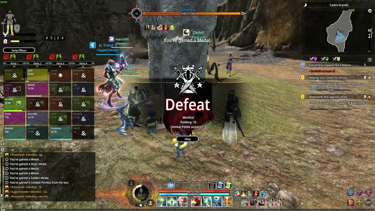 [Bless Online] Siege of Castra Paladin PVP