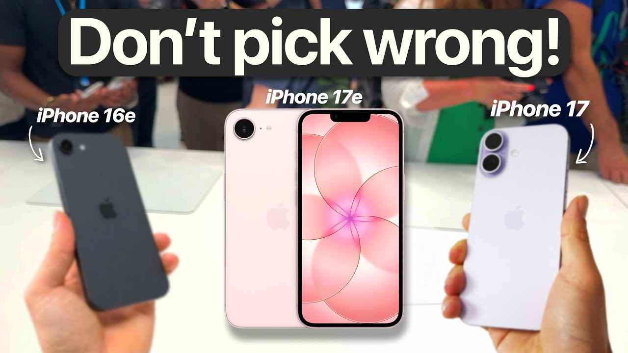Новый iPhone 17e уже здесь | Какой выбрать?