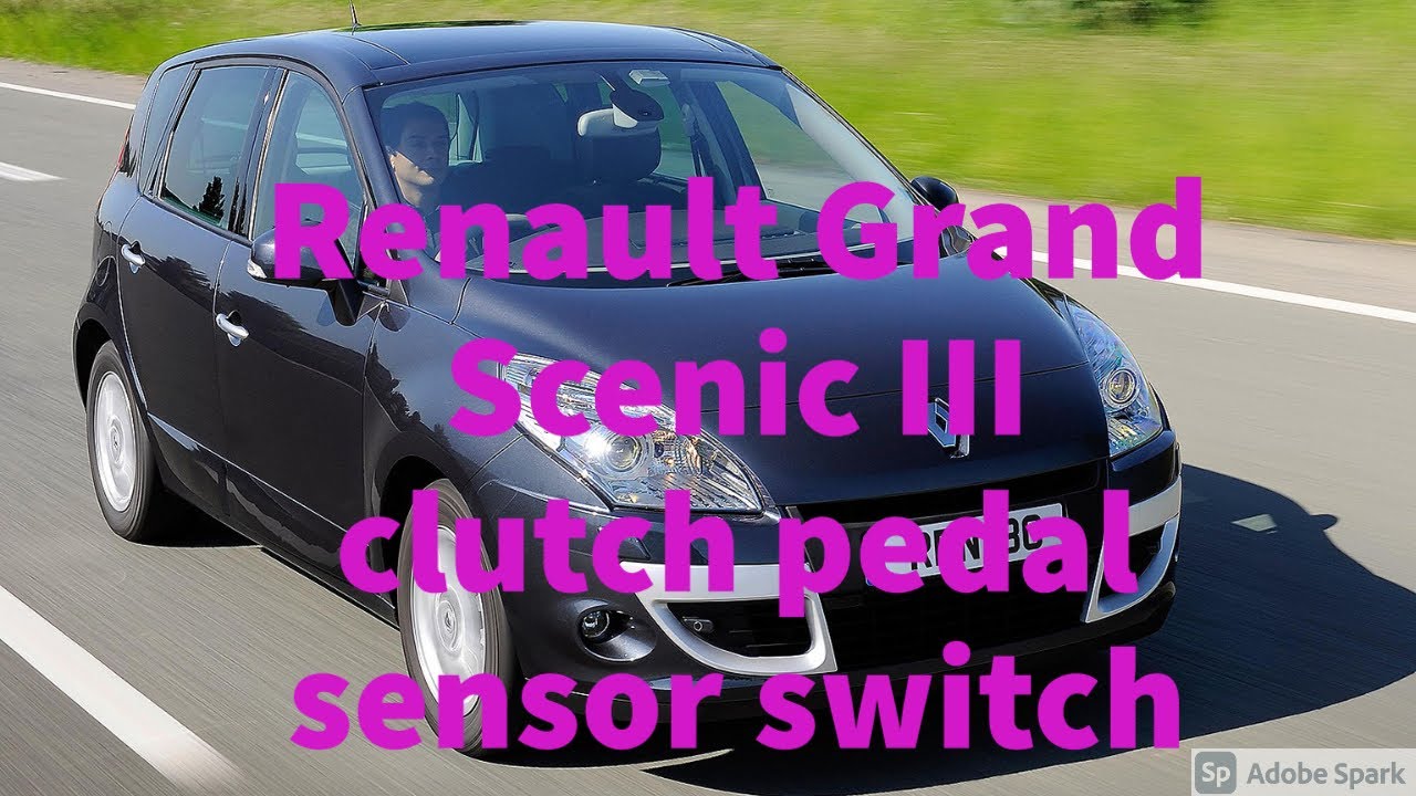 Renault Grand Scenic III clutch pedal sensor switch