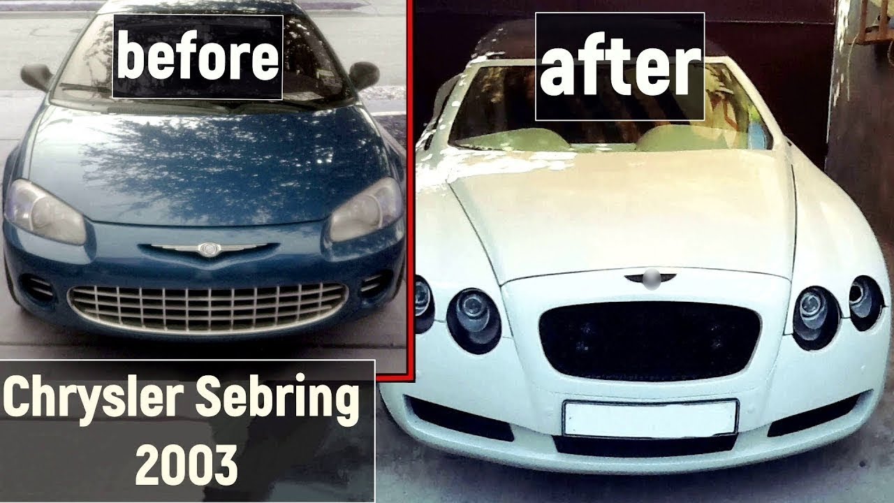 Реплика Bentley Continental GTC из Chrysler Sebring - kit car своими руками