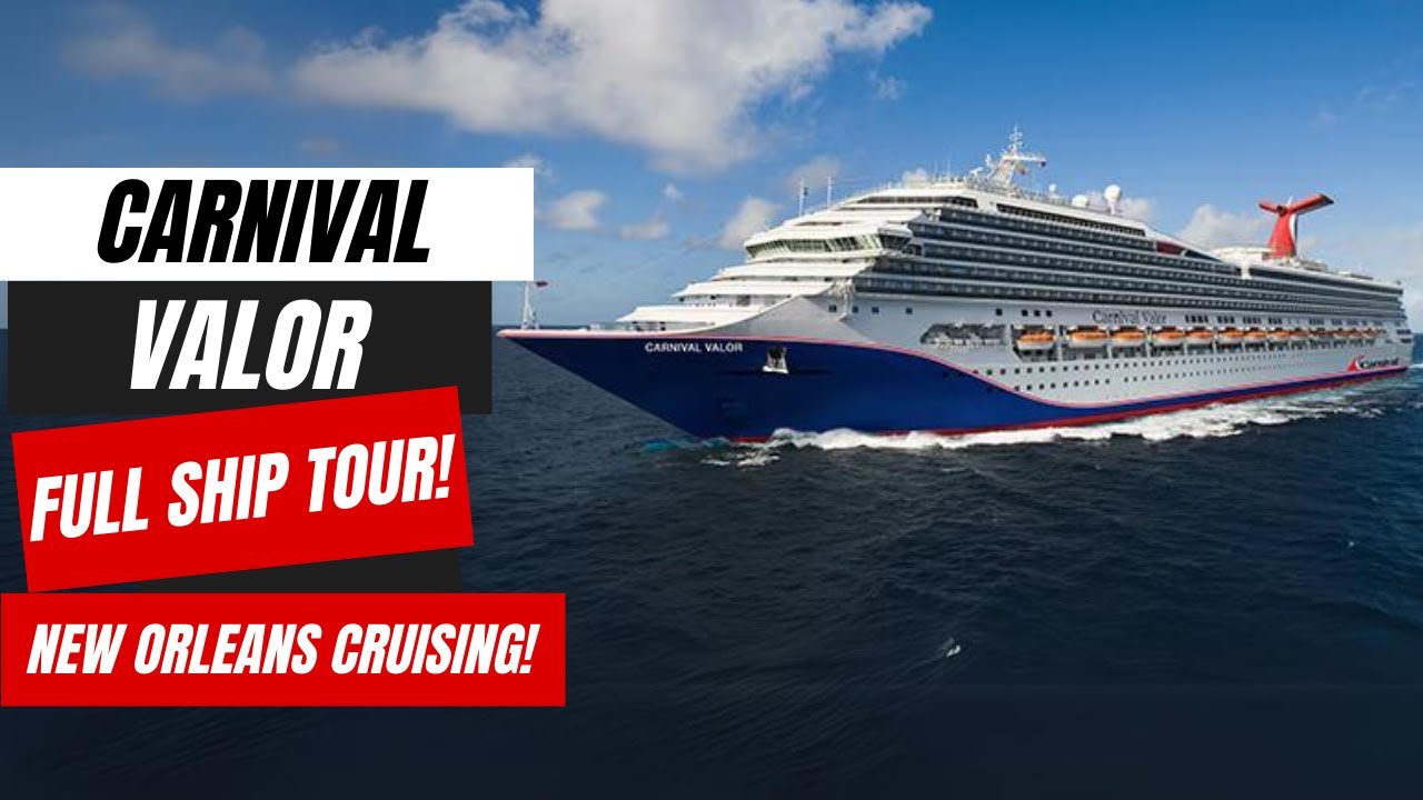 Carnival Valor Full Tour 2025 | New Orleans Cruises