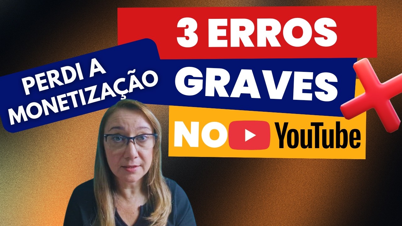 3 ERROS GRAVES que me Fizeram PERDER a MONETIZAÇÃO do Canal do YouTube | Digital na Prática