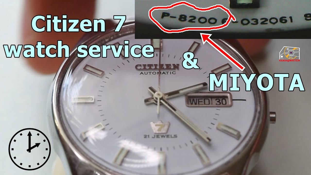 Реставрация CITIZEN 7 с часовым механизмом Miyota 8200 | обслуживание ЧАСТЬ 2