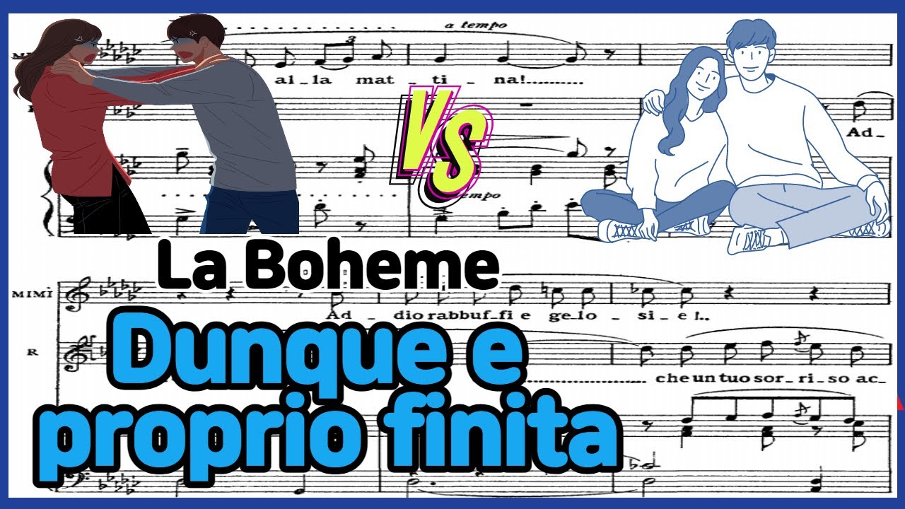 La Boheme - Dunque e proprio finita 'G.Puccini' 라보엠 3막 4중창 Accompaniment 반주