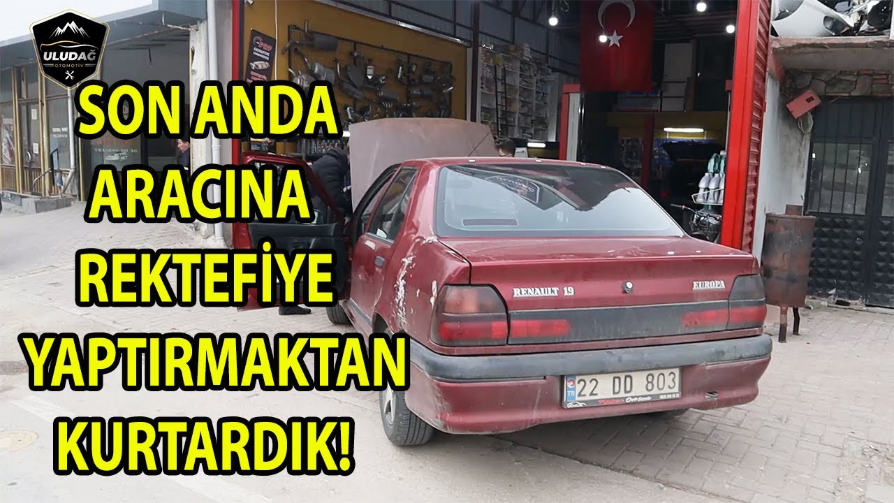MÜŞTERİYİ ARACINA MOTOR YAPTIRMAKTAN KURTARDIK! (RENAULT 19 EUROPA ALİZE)