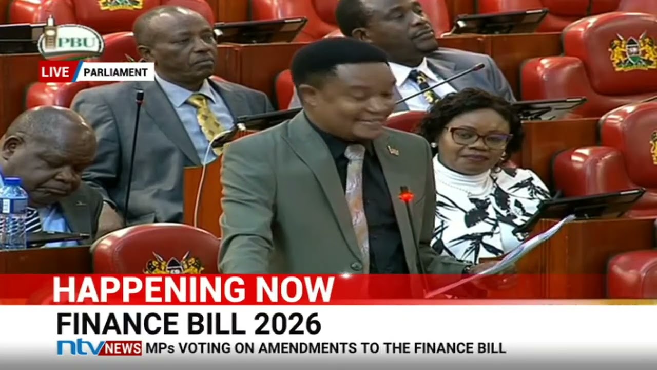 MPs debate the Finance Bill 2026 in Parliament