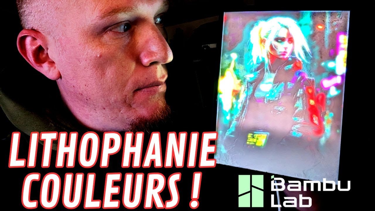 Lithophanie Multicouleurs - Tuto FACILE IMPRESSION 3D #3dprinting #bambulab #lithophane
