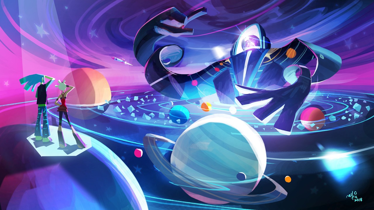 NSR: No Straight Road Encore Edition Gameplay Chapter 1 - VS DJ Subatomic Supernova