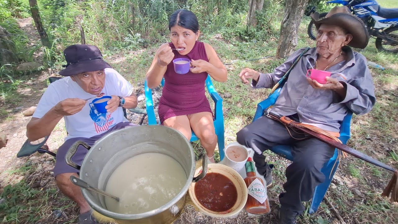 🚨😍Este Atol Chuco quedo Delicio dise Don Santo🍵/El Salvador Es Mi Pais 