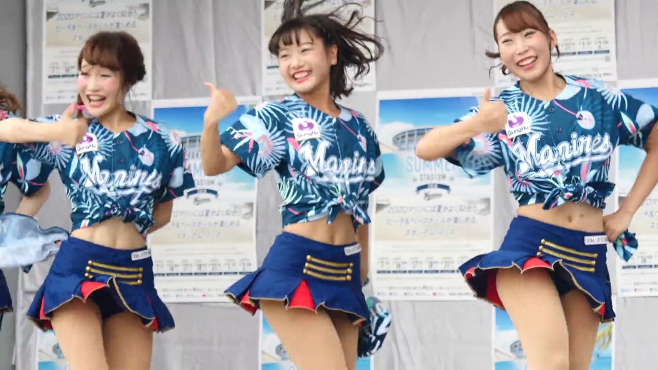 cute cheerleaders♥️「DA PUMP - U.S.A.」いいねダンス「ハジメノヨンポ - 渚の恋は蜃気楼」チアガールがかわいい