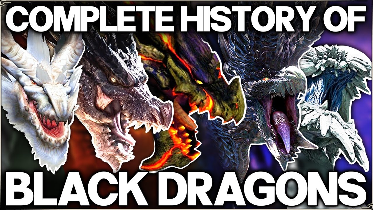 The ENTIRE History of Monster Hunter Black Dragons - Evolution of MH1 Fatalis to Wilds Zoh Shia!