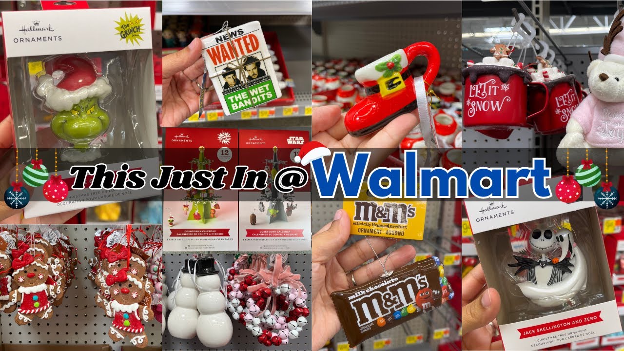 ✨NEW *WALMART CHRISTMAS ORNAMENTS 2024 JUST DROPPED!! (*CHRISTMAS 2024)