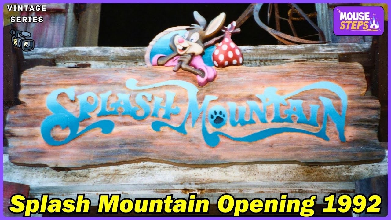 Vintage Splash Mountain Grand Opening Ceremony & Ride Footage at Walt Disney World - Oct 2, 1992
