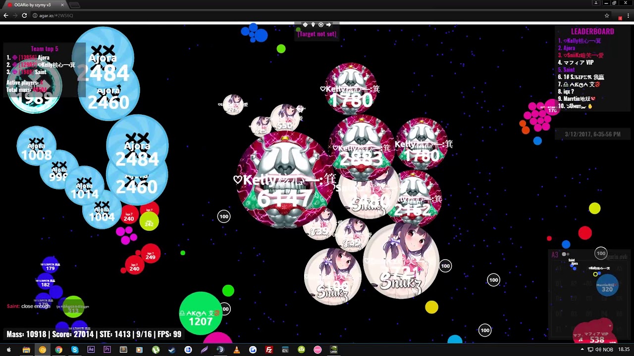 Agar.io - Kel & SniiKz Random Server Takeover #120