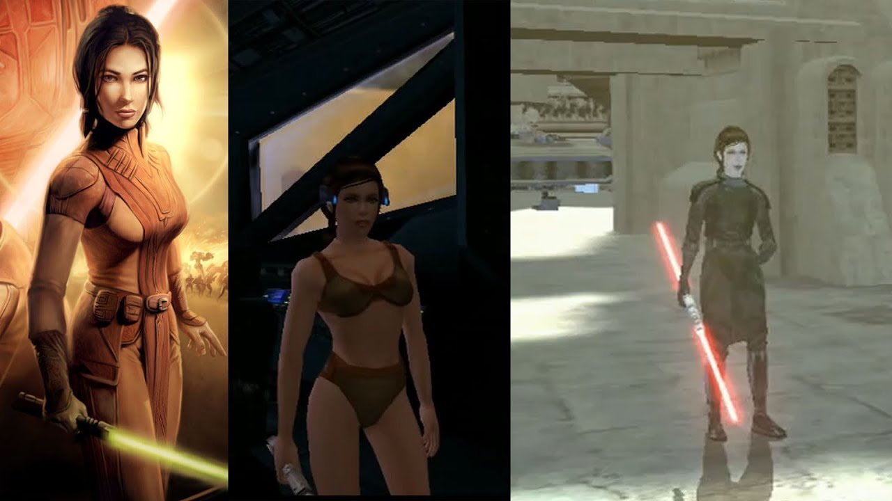KOTOR Bastila Romance (Dark & Light Side Endings) Star Wars Knights Of The Old Republic