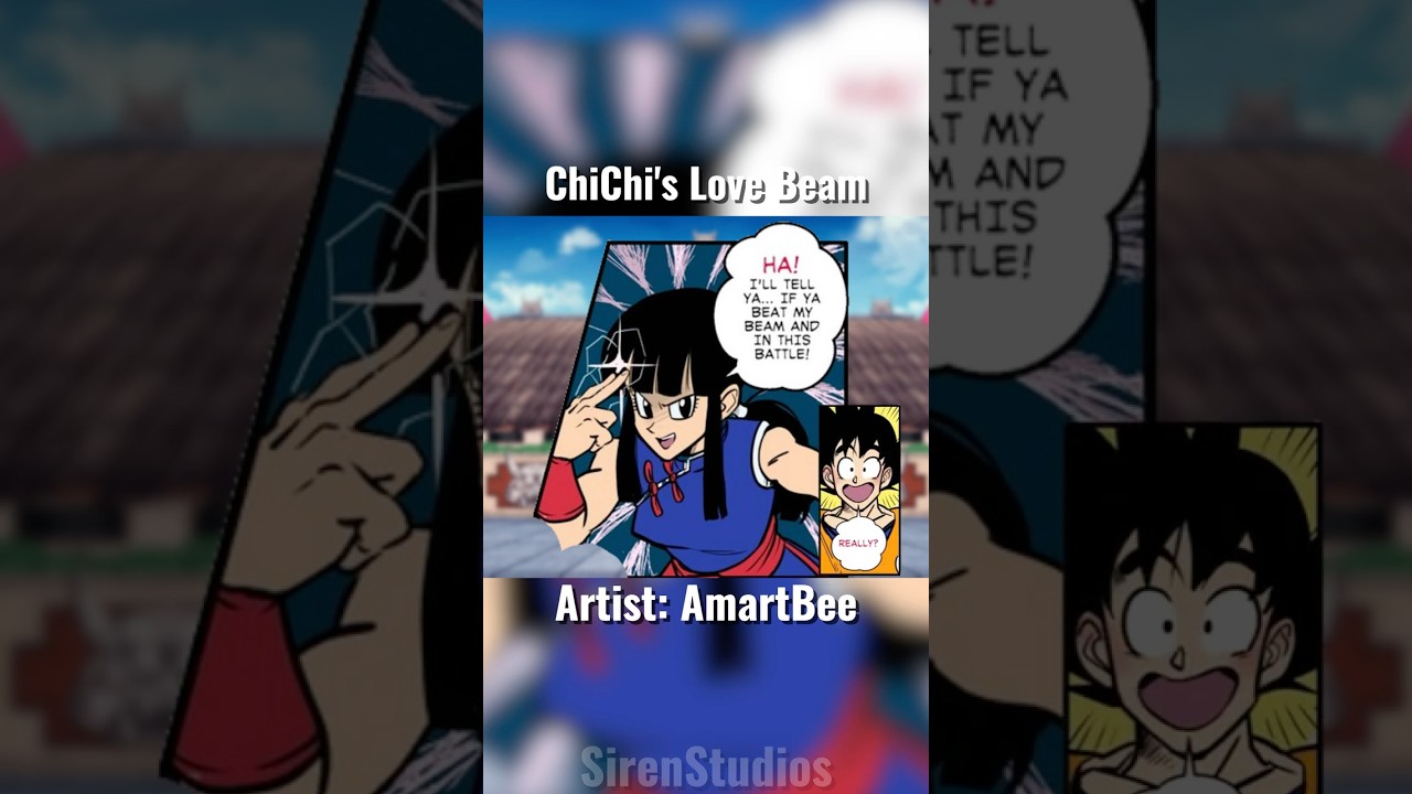 ChiChi's Love Beam || Dragon Ball Comic Dub #dragonball #dragonballz #dragonballsuper