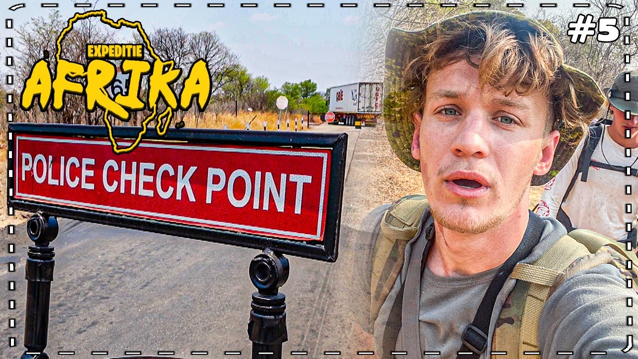 WE MOETEN DOOR EEN POLITIE CHECKPOINT - Expeditie Afrika #5