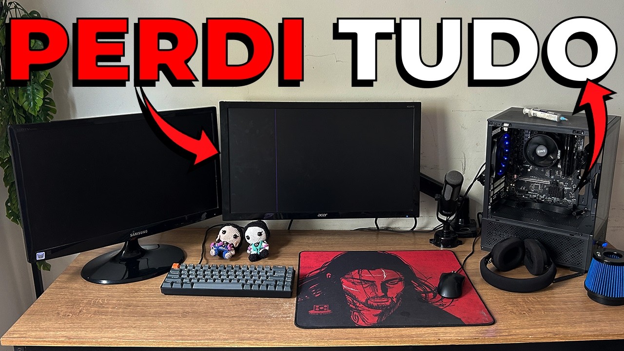 Um RAIO QUEIMOU meu PC + MONITOR