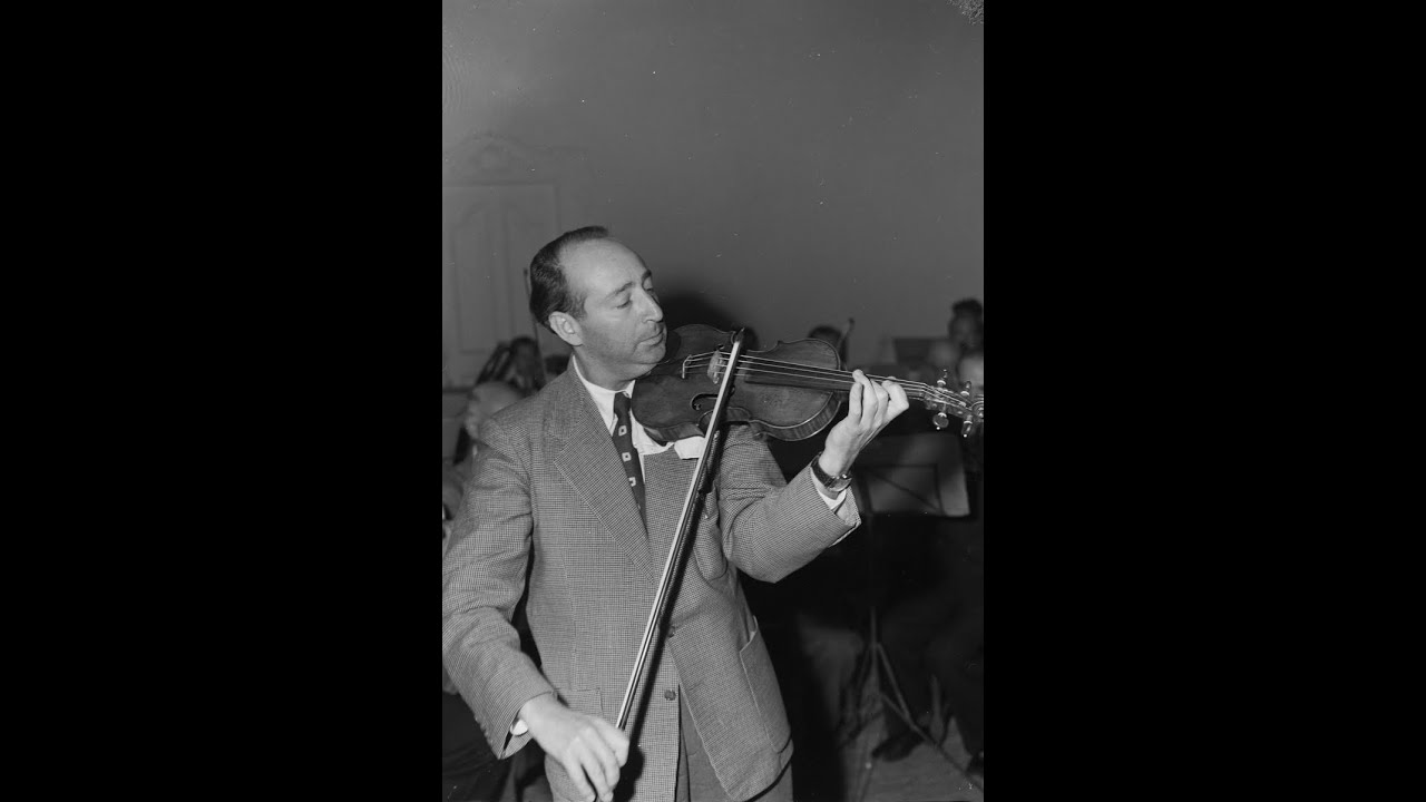 Bronislaw Gimpel, violin and conductor performs Spanish Music