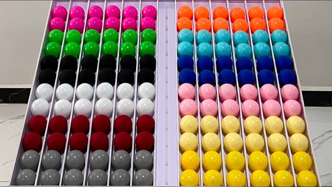 Watching this ball puzzle game so satisfy