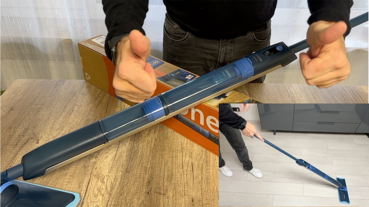 Philips OneUp Elektrischer Mopp 5000 im Test | Unboxing & Lieferumfang im Überblick