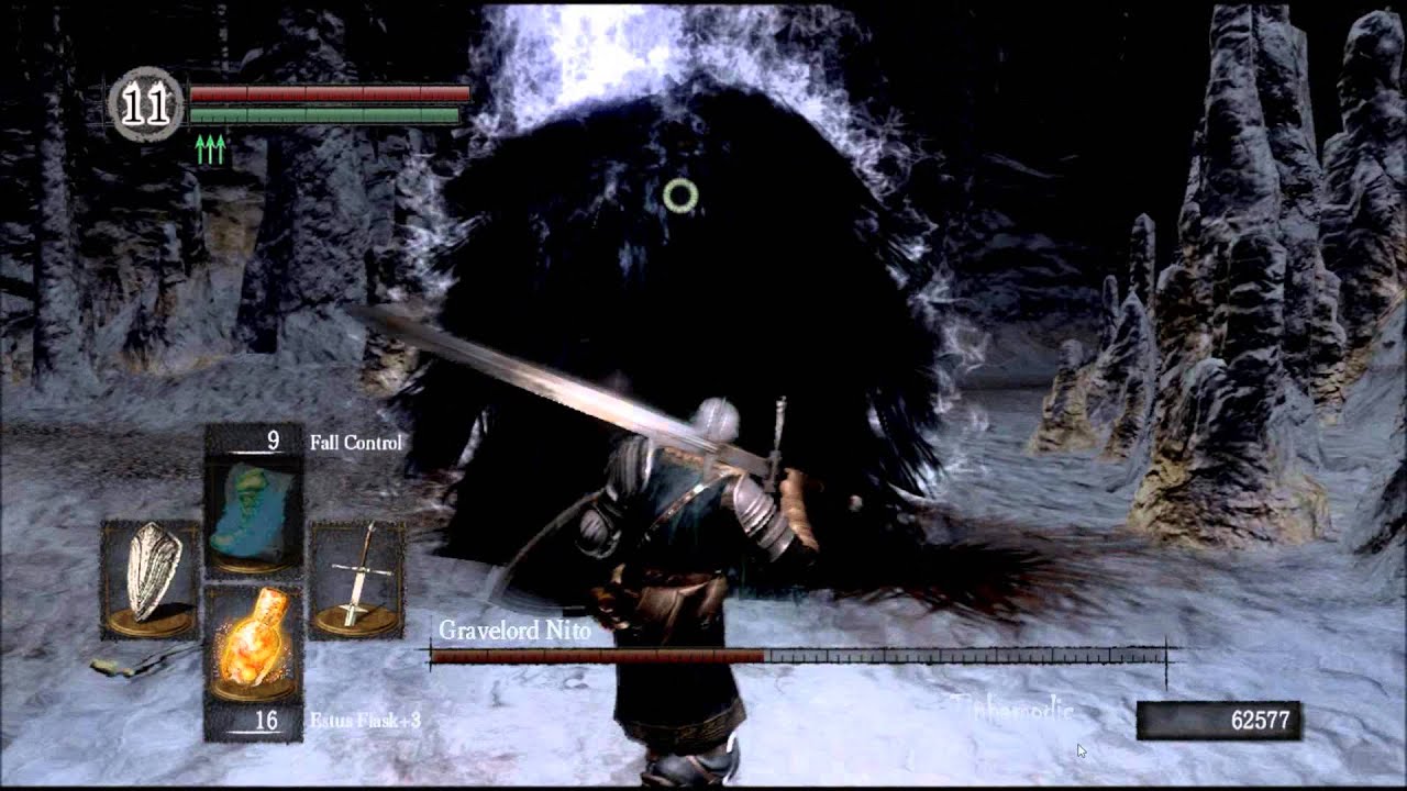 Dark Souls PC: Boss Battle - Zweihander vs Grave Lord Nito