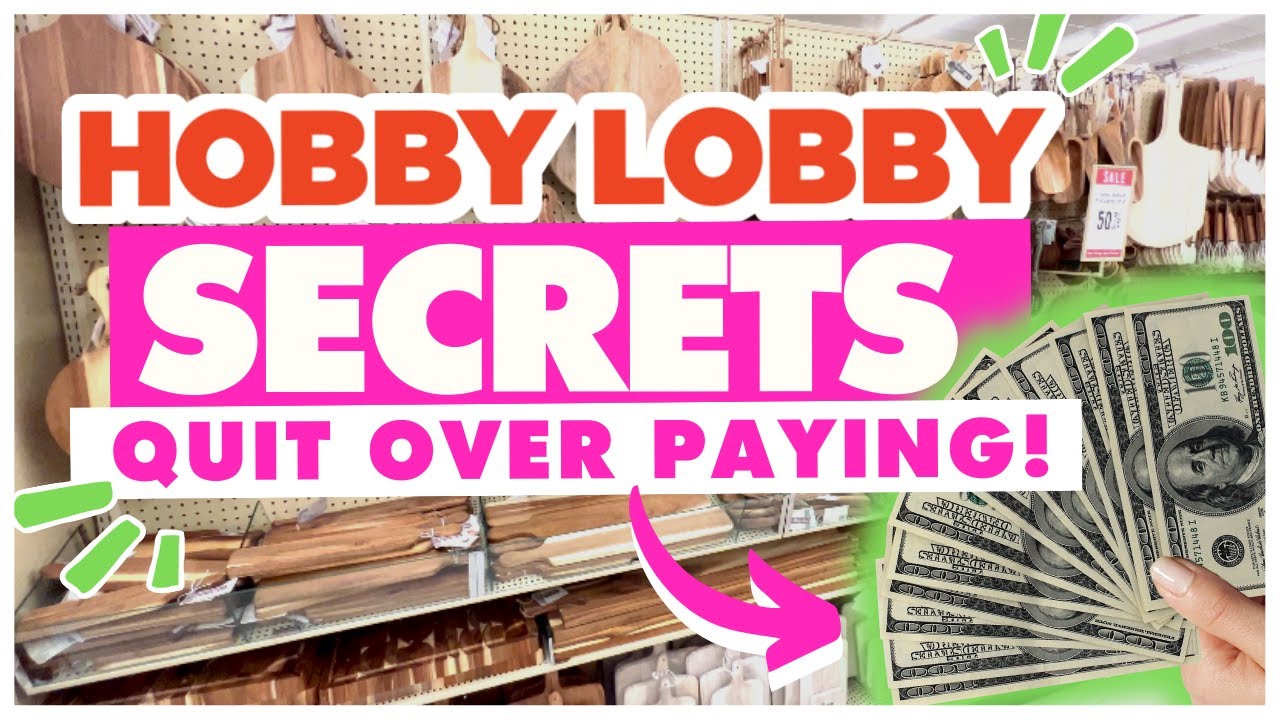 ❌  STOP wasting money at Hobby Lobby! GENIUS hacks to save on DIYs + High-End Designer Dupes!