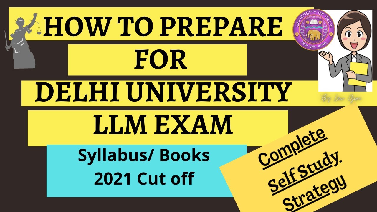 How to prepare for DU LLM 2022 entrance exam Zero|Syllabus & Books DU LLM 2021| DU LLM cut off 2021