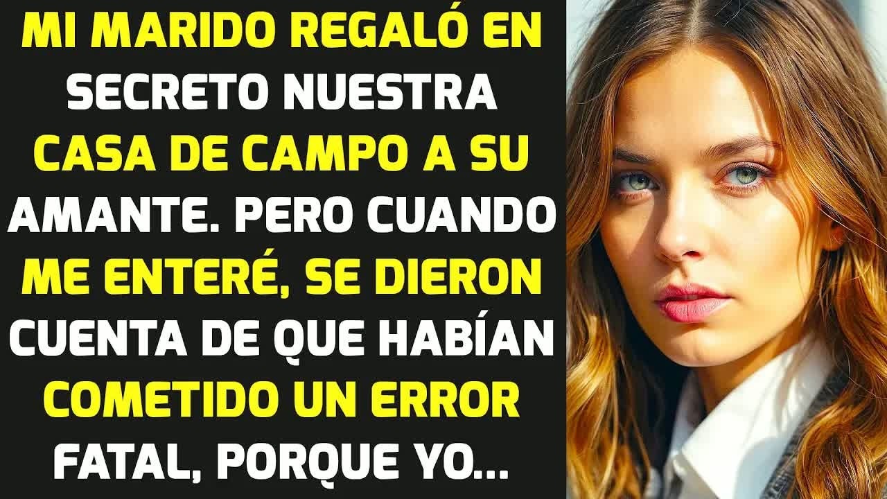 Mi Marido Dio En Secreto Nuestra Casa De Campo A Su Amante Y Luego... | HISTORIAS LA VIDA