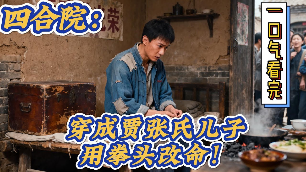 🔥完结！💥独家！《四合院：穿成贾张氏儿子，用拳头改命》穿越四合院，成为贾张氏的小儿子。白莲花嫂子？亡灵法师的妈？盗圣侄子？不存在的！帮贾家逆天改命。#穿越#有声漫画#无敌#四合院 #电视剧