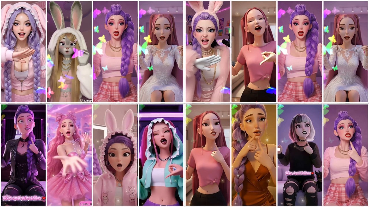 Saja Boys vs Huntrix vs Brainrot vs Frozen vs Zootopia MAKEUP Mega Battle /MAKEUP Trend 💄💖 #4