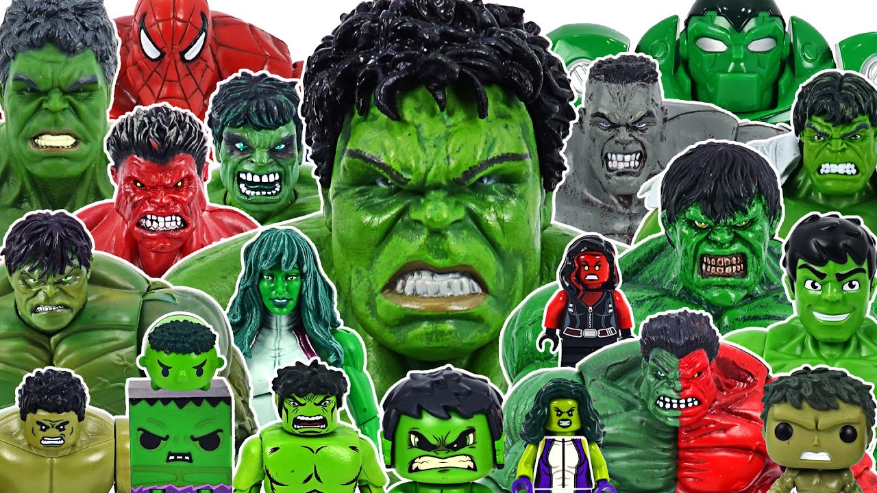 Compound Hulk, Red Hulk, Gray Hulk, Spider Hulk, Robot Hulk, Lego Hulk! Total appeared! | DuDuPopTOY