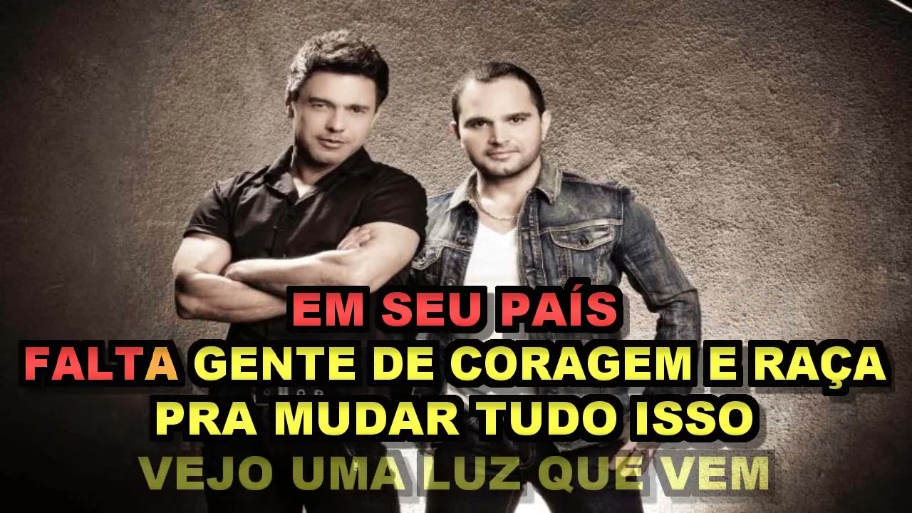 Deus Salve A América - Zeze Di Camargo & Luciano  ( Karaoke)