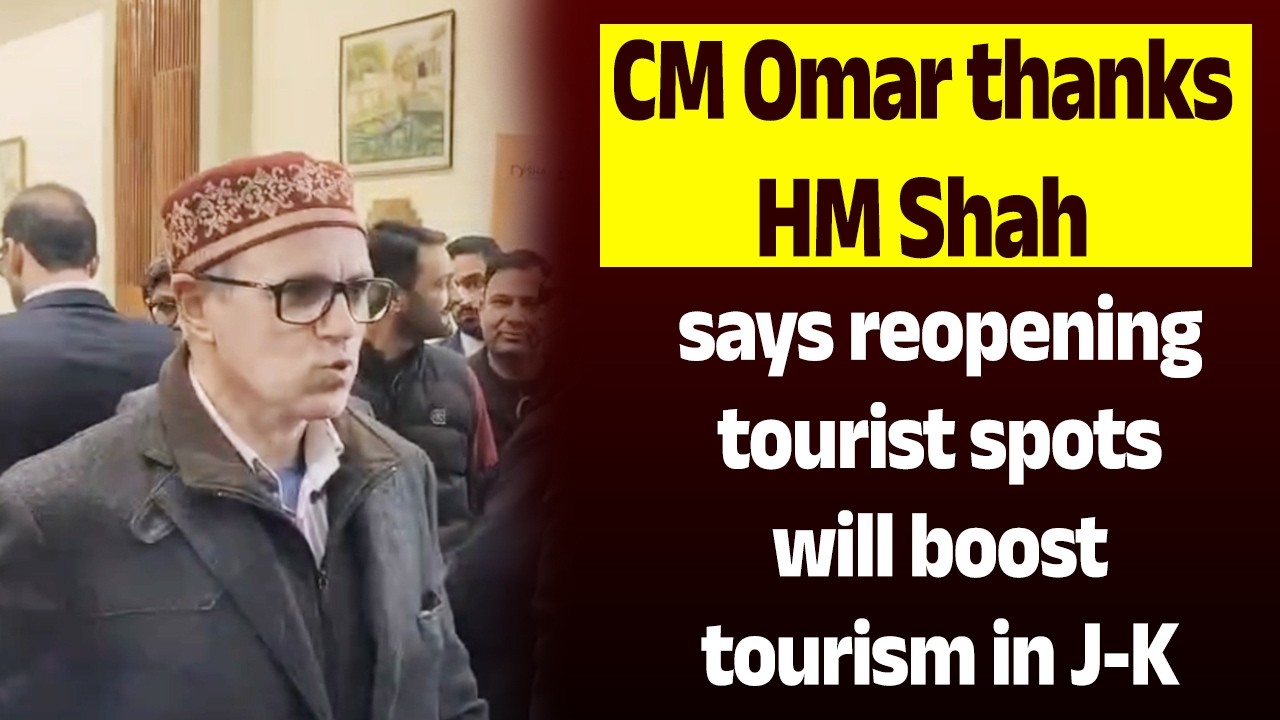 CM Omar thanks HM Shah, says reopening tourist spots will boost tourism in J-K