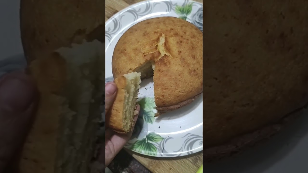#eggless #egglesscake #vanillacake #spongecake #nooven #noovencake