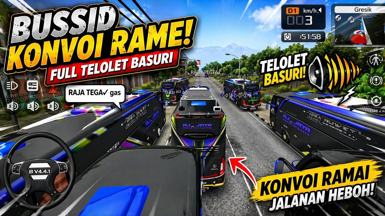Konvoi Bus Seru 