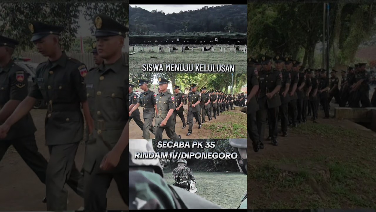 GAGAHNYA SISWA SECABA MENUJU UPACARA PENUTUPAN DUKTUBA PK 35 RINDAM IV/DIP 2025 
