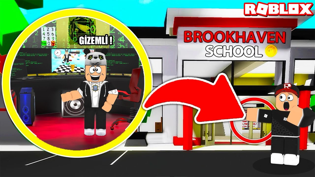 Okulda Gizemli Oda Yaptım !! - Roblox Brookhaven