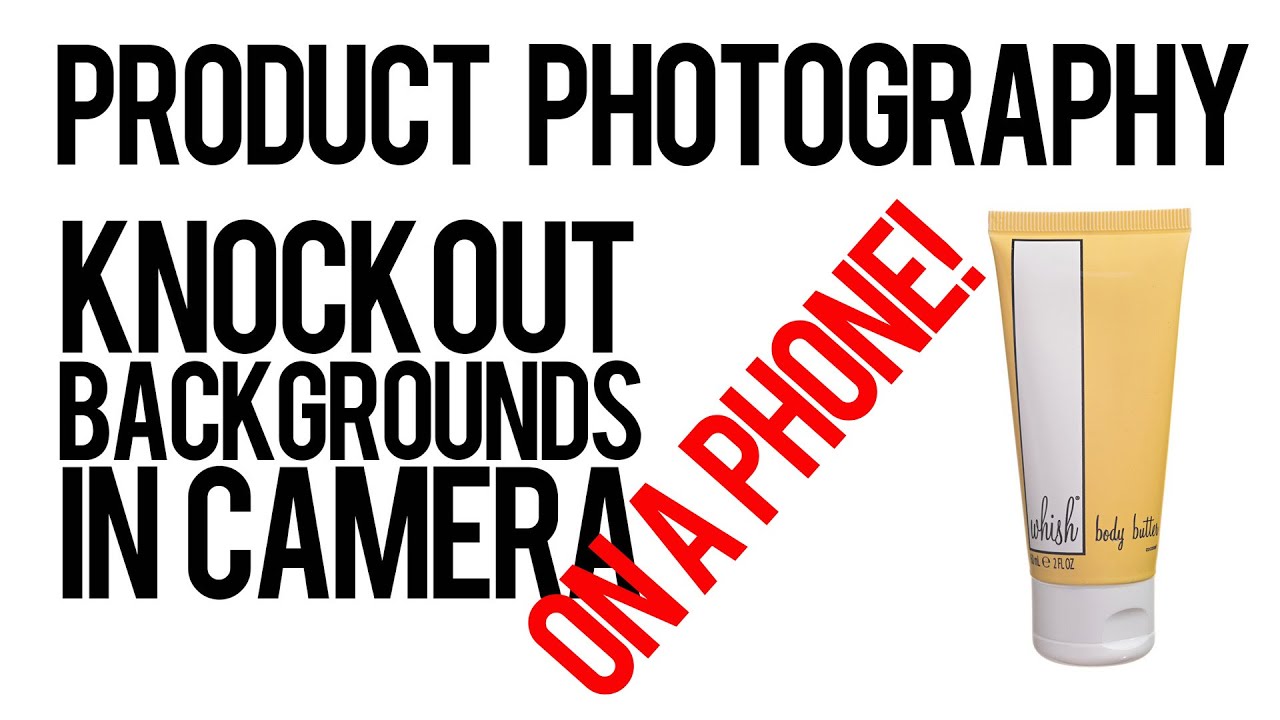 How to shoot product with white back grounds with your cell phone!