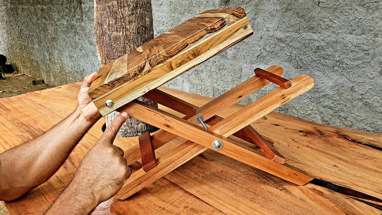 Marcenaria Fácil e Chique Banquinho Dobrável Modelo 2/Beautiful Folding Stool