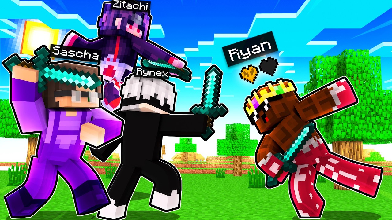 1 VS 1 GEGEN DIE BESTEN SPIELER AUF MINECRAFT RISIKO