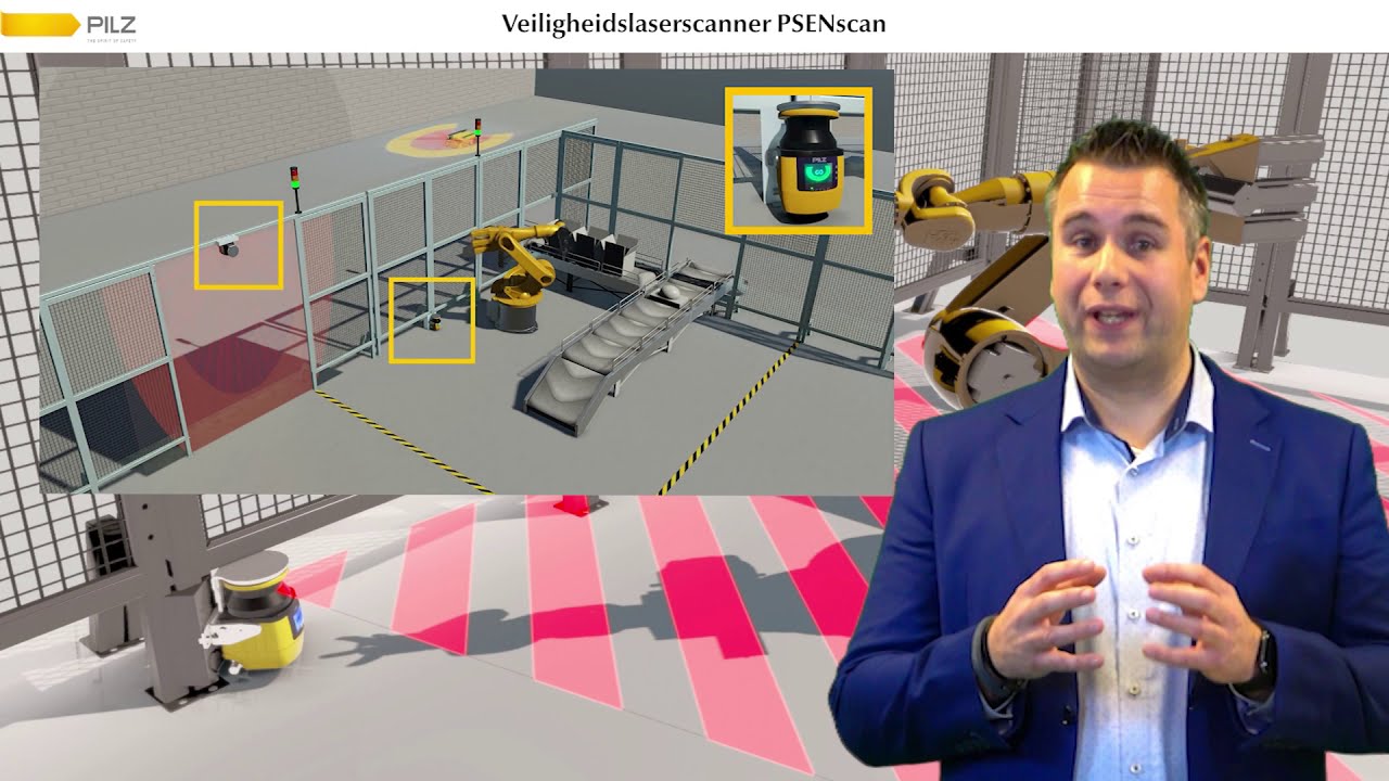 Veiligheidslaserscanner PSENscan van Pilz | Voor veilige, dynamische ruimtebewaking!