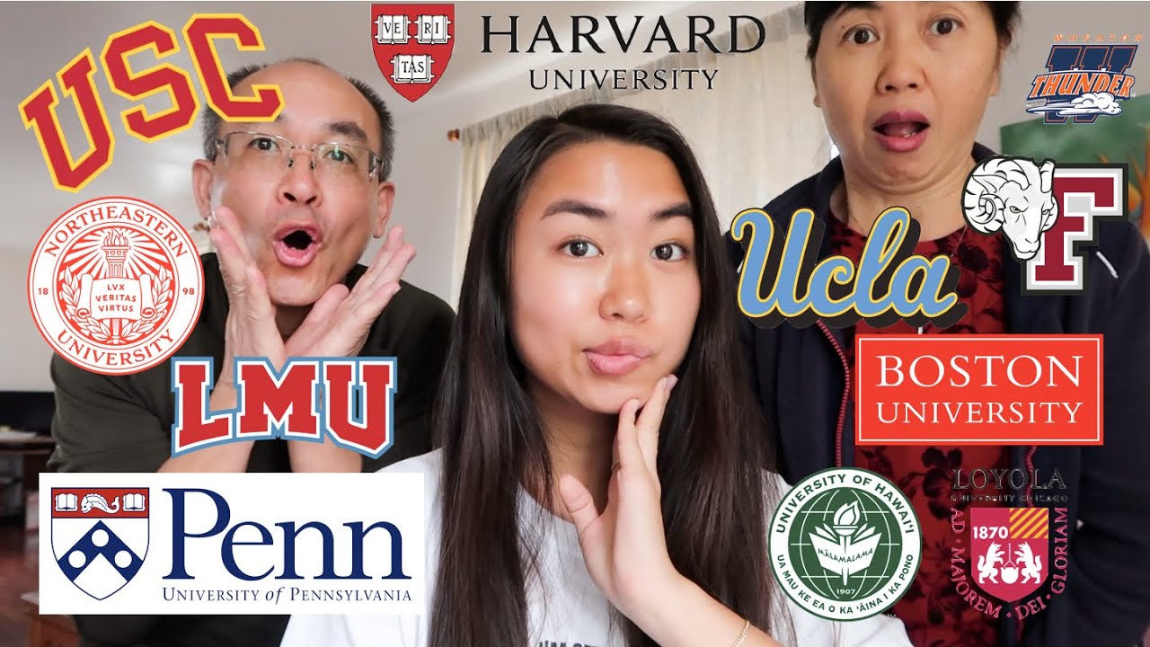 COLLEGE DECISIONS REACTIONS 2020 (USC, UCLA, Harvard, UPenn Wharton, Northeastern, Boston U, + more)
